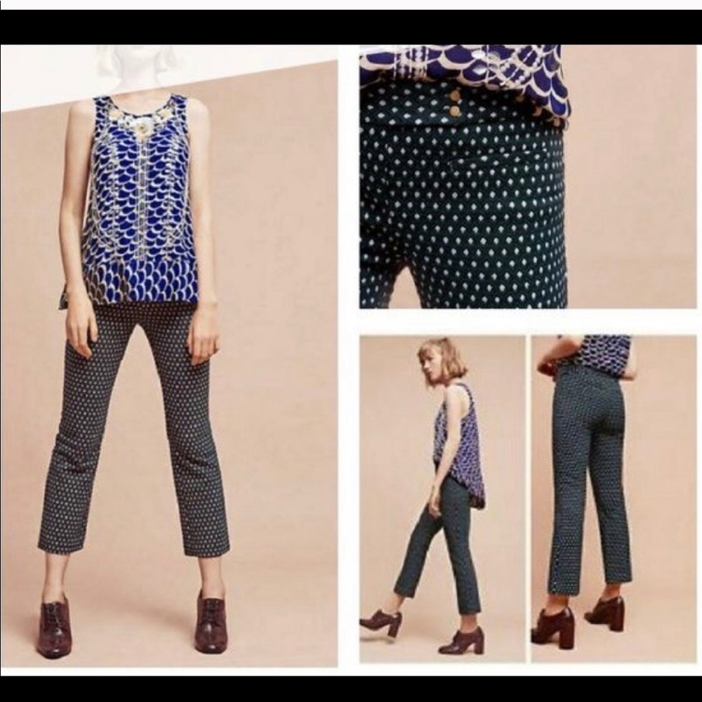 Anthropologie Cartonnier Charlie Crop Flare